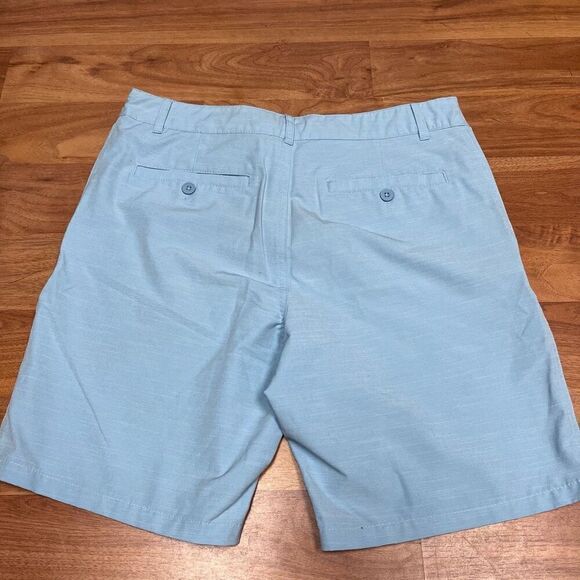 Goodfellow & Co Mens Mid-Rise Flat Front Chino Shorts Blue Size W33 - Picture 8 of 13